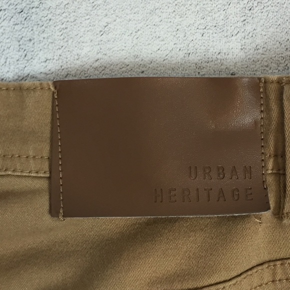 Urban Heritage Skinny Fit Jeans Womens 30 Brown Cotton Spandex Mid Rise Pants - Picture 4 of 11